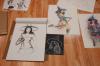 Drawings (from upper left to right) by Brett, Steve Jone, Matt Dixon and Jim Penland.