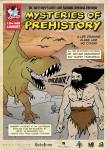 Mysteries of Prehistory. Poster illustration and design by Rosie Reckless.