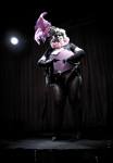 Ms Girdle Buster opening up her heart and capturing ours at Dr. Sketchy Wellington in September 2010. Photo by Alastair Moore