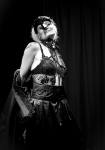 The beautiful Avian Belle loses her plumage at Dr. Sketchy Wellington in September 2010. Photo by Alastair Moore