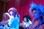 Eight wonderful REAL HOT BITCHES posed and rocked the July Dr. Sketchy. All photos with bitchin thanks to Alastair Moore.