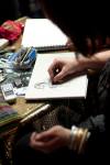 A fabulous afternoon with Sonia Hendry, Eva Strangelove, drawing, poledancing, modelling, drinks, prizes, burlesque, and more drawing. Yay!