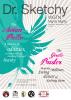 Amazing combination of the mistress of oddities, twisted jeweller Avian Belle, and Bespoke Milliner, Swing dancer and dashing dame Ms Girdle Buster. Poster with thanks to Nathan and Sue
