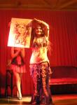 We were blessed with exotic bellydancing sensation Anastasia from Elektra Bellydance as well as the dulcet and delicious tones of Elizabeth Judd from Porcelaintoy http://www.porcelaintoy.com/. What a fabulous afternoon. Photo by Jeannie Mueller