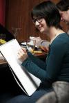 In November of 2010 the fantastic girls from MINGE sung, spoke, read, puppetted and modelled for us. The beautiful Ally Garret was an amazing hostess. xXx Photo by Pauline Autet