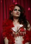 Burlesque goddess Jo Weldon at Dr. Sketchy Wellington February 2011. Photo by Pauline Autet.