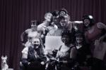 On April 9th 2011, some of the fantastic Richter City Roller Derby girls came along to Dr. Sketchy Wellington and kicked butt with amazing poses and feats of daring. Photos by Pauline Autet.