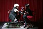 On April 9th 2011, some of the fantastic Richter City Roller Derby girls came along to Dr. Sketchy Wellington and kicked butt with amazing poses and feats of daring. Photos by Pauline Autet.