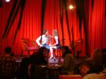 The beautiful Lady Phoenix came up from shaky Christchurch to interlink with the complex tangled emotional world of the play Closer. Jon McGavin captured the moment.