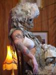 Dr. Sketchy Wellington's October ZOMBIE APOCALYPSE with Winnie Chester, Athena di Lure, and Venus Starr included a zombie impression, play dough zombies and of course plenty of drawing. This was Rachel Rouge's very last Sketchy and the day Grace La Belle 