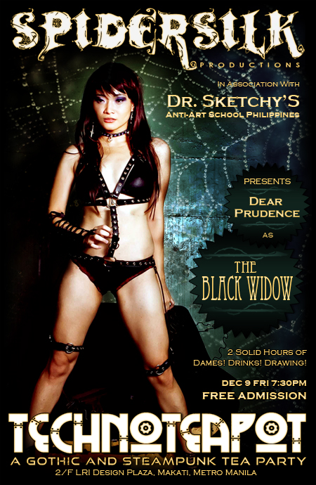 TECHNOTEAPOT: DR. SKETCHY’S PRESENTS CURSE OF THE BLACK WIDOW