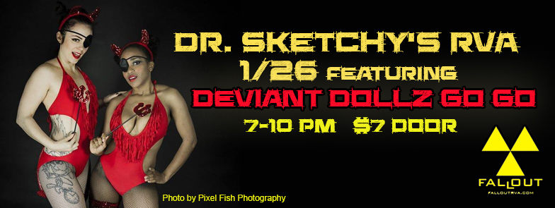 Deviant Dollz Go Go at Dr. Sketchy's RVA