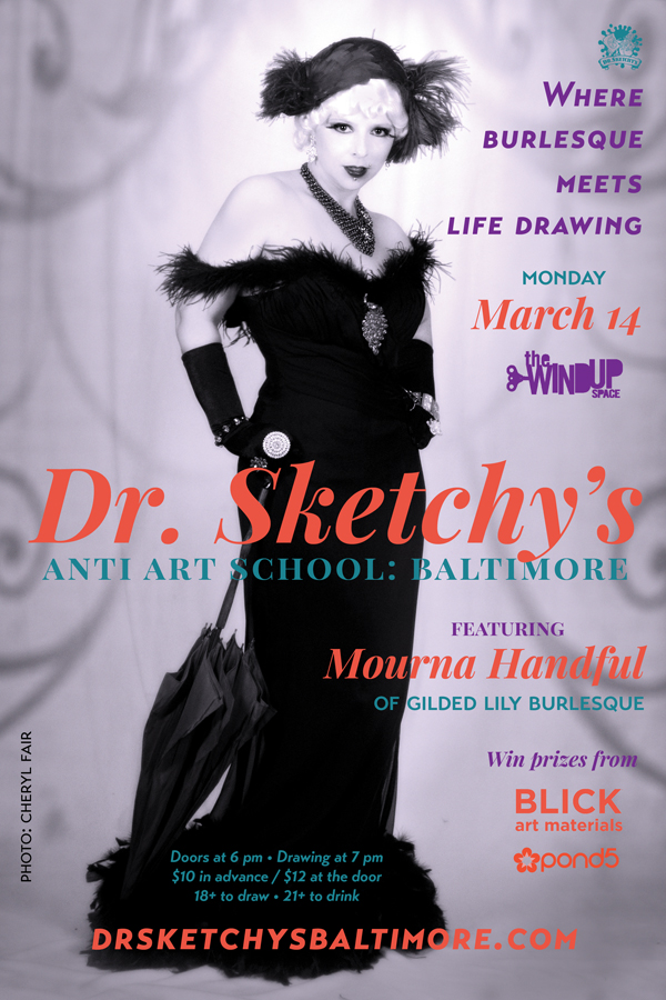 Flyer for Dr. S Baltimore Mar. 14th, 2016 w/ Mourna Handful